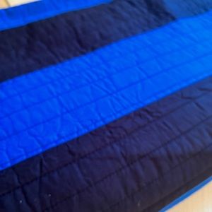 PB Teen Rugby Stripe Twin XL Quilt and Sham